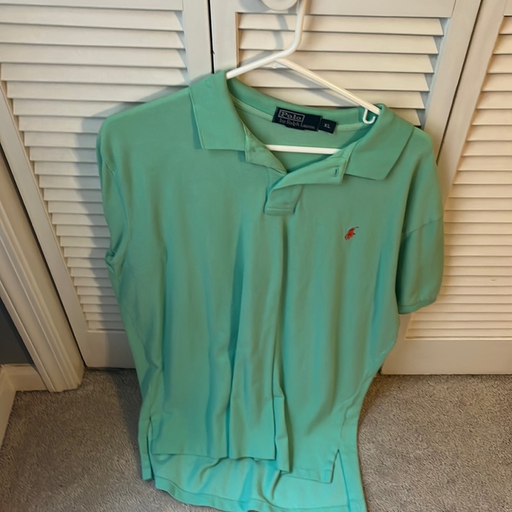 Mint green Ralph Lauren polo XL